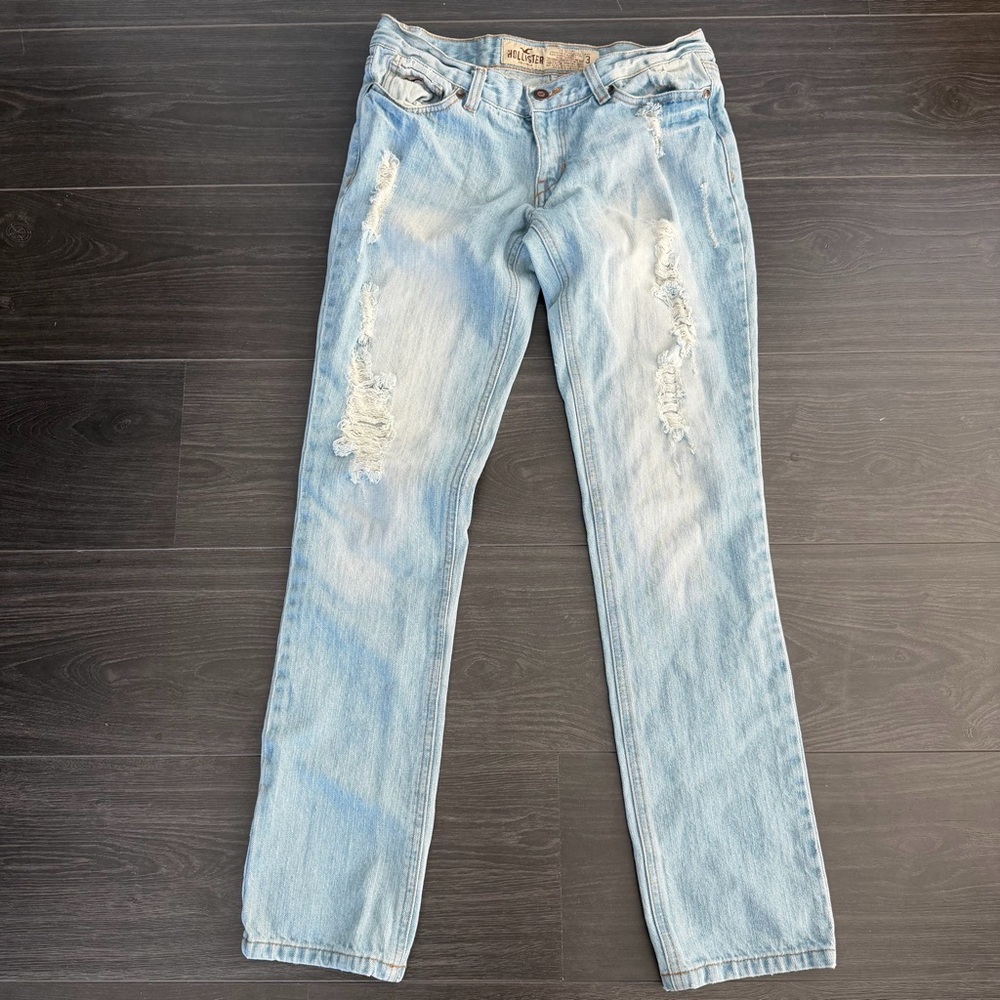 Hollister - Light Blue Distressed Jeans